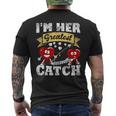 Valentines Day For Him & Her Matching Couples Fishing Men's T-shirt Back Print