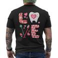 Valentines Day Love Tooth Dental Life Cute Dentist Women Men's T-shirt Back Print