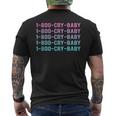 Vaporwave Aesthetic Cry Baby Aesthetic Vapor Wave Men's T-shirt Back Print