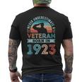 Veteran Born In 1923 100Th Birthday Military Men's T-shirt Back Print