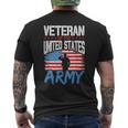 Veteran Of The United States Army Mens Back Print T-shirt