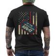 Veteran Of The United States Army Patriotic American Flag Mens Back Print T-shirt