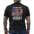 Veteran Wife Most People Never Meet Their Heroes I Married Tee Mens Back Print T-shirt