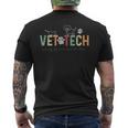 Veterinary Technician Vet Tech Veterinarian Technician Men's T-shirt Back Print