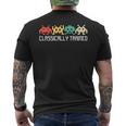 Videojuegosintage Retro Gaming Arcade 80S Camiseta Hombre Estampado Espalda
