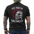 Viking Nosemos Enalhalla Rune Fitness Sport Camiseta Hombre Estampado Espalda