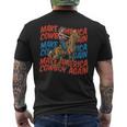 Vintage Make America Cowgirls Cowboys Again 4Th Of July Men's T-shirt Back Print