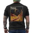 Vintage America Totality Texas Total Solar Eclipse 40824 Men's T-shirt Back Print