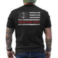 Vintage American Flag Proud Navy Uncle Veteran Day Men's T-shirt Back Print