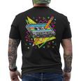 Vintage Cassette Tape 70S 80S 80S Party Outfit Nostalgia Men's T-shirt Back Print