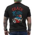 Vintage Crack Kills Plumber Men's T-shirt Back Print