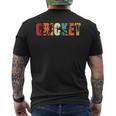 Vintage Cricket For Cricketers Cricket Fans Or Lovers Men's T-shirt Back Print