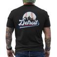 Vintage Detroit I Love Detroit Men's T-shirt Back Print