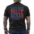 Vintage Dolly And Reba 2024 Make America Fancy Again Men's T-shirt Back Print