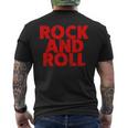 Vintage Grunge Old Rock & Roll Music Rock And Roll Camiseta Hombre Estampado Espalda