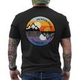 Vintage Jackson Hole Wyoming Retro Souvenir Men's T-shirt Back Print