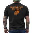 Vintage Oklahoma State Football Men's T-shirt Back Print