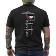 Vintage Palestine Flag Palestine Heart Palestine Trip 2024 Men's T-shirt Back Print