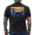 Vintage Skunks Wildlife Animals Lovers Cute Men's T-shirt Back Print