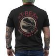 Vintage T-Rex Dinosaur Tiranosaurio Dinosaurio Regalo Camiseta Hombre Estampado Espalda
