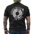 Vinyl Records Dj Records Retro T-Shirt mit Rückendruck