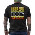 Virginia Beach The City Of Dreams Virginia Souvenir Men's T-shirt Back Print