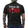 Viva Laino – Weinliebhaber Rotwein Weißwein T-Shirt mit Rückendruck