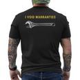 I Void Warranties Mechanic For Dad Men's T-shirt Back Print