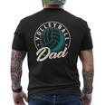 Volleyball Dad For Beach Sports Player And Volleyball Dad Mens Back Print T-shirt