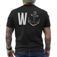 W Anchor W'anker T-Shirt mit Rückendruck