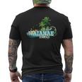 Waianae Hawaii Travel Vacation Tropical Men's T-shirt Back Print
