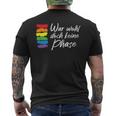 War Wohl Doch Keine Phase Mit Regenbogen Gay Flagge Lgbtq T-Shirt mit Rückendruck