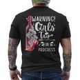 Warning Girls Trip In Progress 2024 Matching Vacation Squad Men's T-shirt Back Print