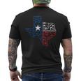 Weapons Texas Flag Usa Texas T-Shirt mit Rückendruck