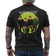 Weezer Green Album Circle Men's T-shirt Back Print