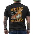 Weirdo With A Beardo Bearded Dragon Men's T-shirt Back Print