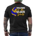 Welcome To The Block Party Volleyball Men's T-shirt Back Print