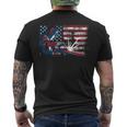 Welder American Flag Cute Lit Operator Us Men's T-shirt Back Print