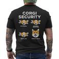 Welsh Corgi Security Animal Pet Dog Lover Owner Men's T-shirt Back Print
