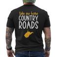 West Virginia Apparel West Virginia Home I Love Wv State Men's T-shirt Back Print