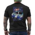 World Of Hot Car Wheels & Hot Car Rims Race Car Graphic Men's T-shirt Back Print