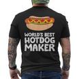 World's Best Hotdog Maker Hot Dog Men's T-shirt Back Print