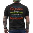They Call Me Grandpa Because Partner In Crime Makes Me Sound Men's T-shirt Back Print