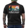 Yellowstone National Park Bigfoot Mountains Men's T-shirt Back Print