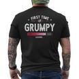 Zum Grumpy Est Befördert 2025 Bald Papaintage T-Shirt mit Rückendruck