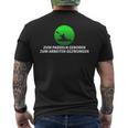 Zum Paddeln Geboren Zum Arbeitzwen For Working Canoe Kayak T-Shirt mit Rückendruck