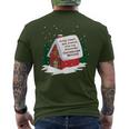 Cozy Cabin Hot Cocoa And My Favorite Christmas Movie Men's T-shirt Back Print