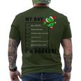 My Day I’M Booked Christmas For Family Men's T-shirt Back Print