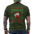 Ugly All I Want For Christmas Is A Apple Men's T-shirt Back Print