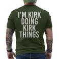 I'm Kirk Doing Kirk Things Christmas Idea Men's T-shirt Back Print